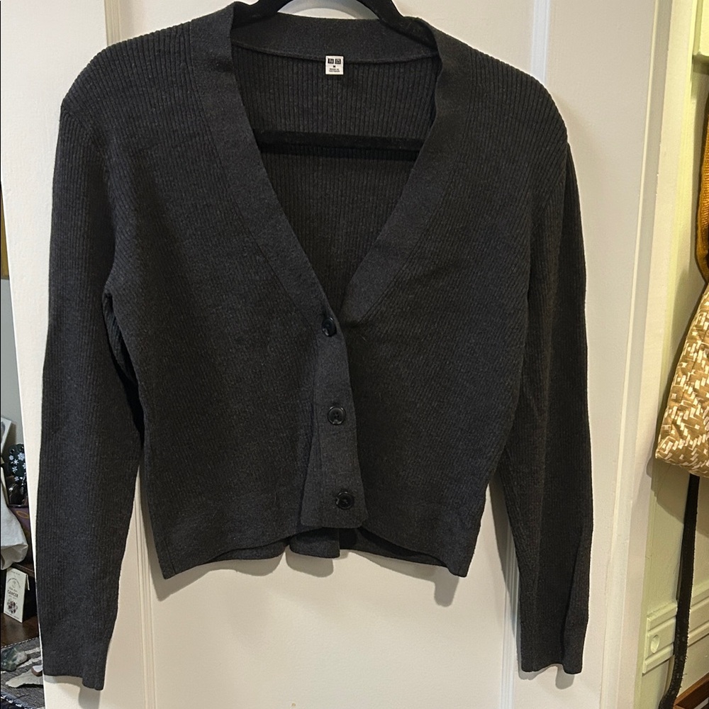Uniqlo Dark Gray Women's Cardigan Sweater